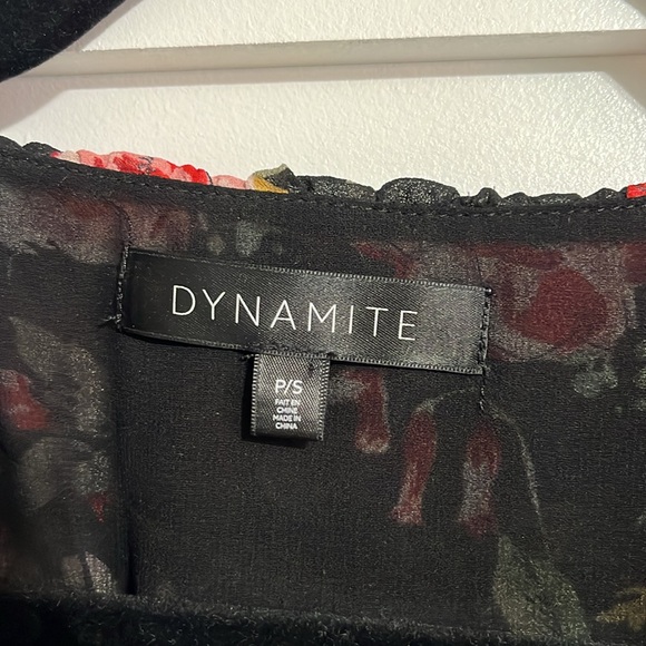 DYNAMITE Romantic Floral Dress - Picture 11 of 15